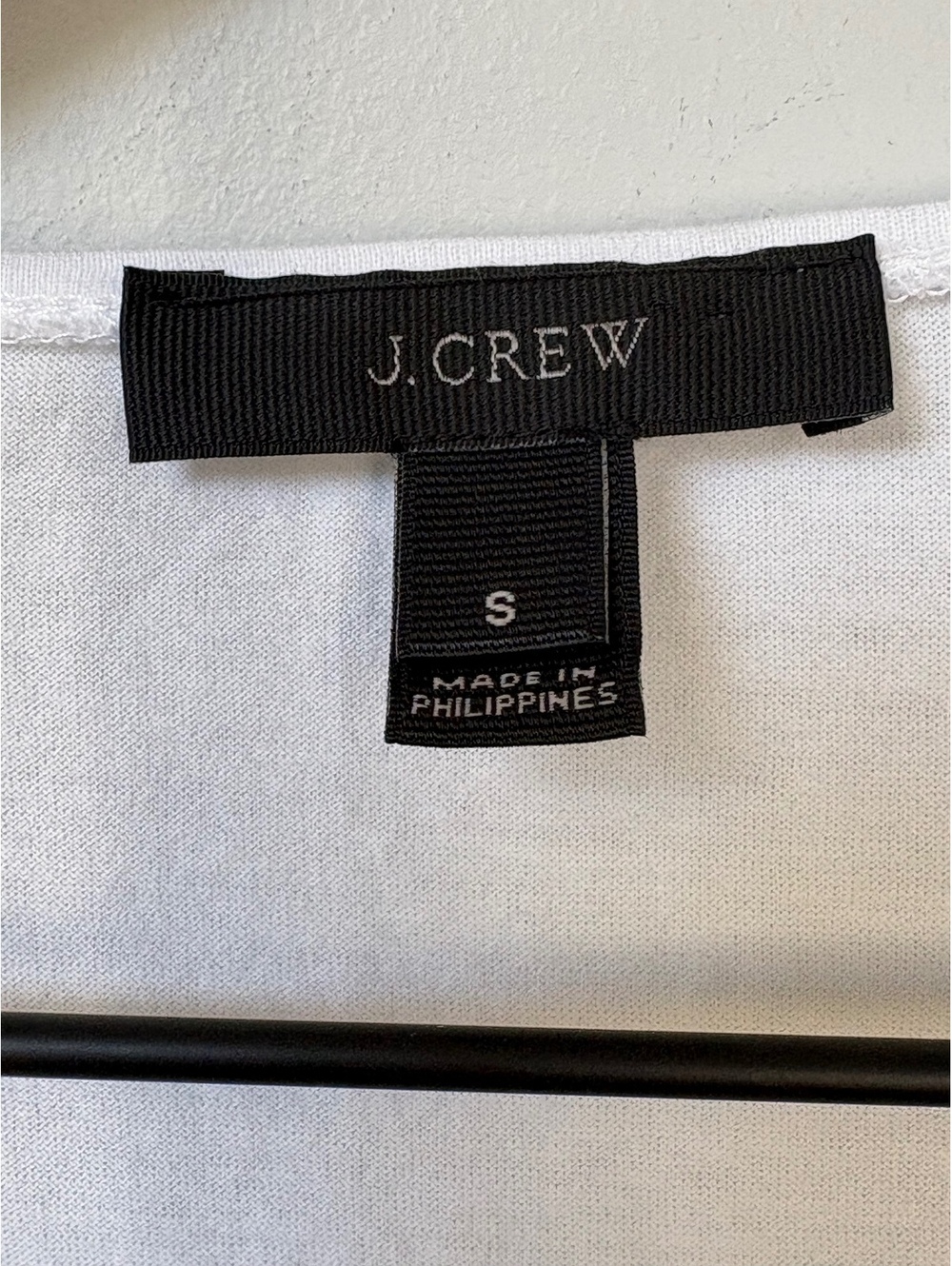 NWOT J.Crew White Short-Sleeve Side Lace-Up T-Shirt Tee - Size S - Picture 3 of 7